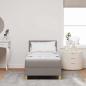 Preview: Boxspringbett mit Matratze Taupe 80x200 cm Stoff