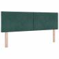 Preview: Boxspringbett mit Matratze Dunkelgrün 140x190 cm Velvet