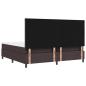 Preview: Boxspringbett mit Matratze Dunkelbraun 200x200 cm Stoff