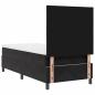 Preview: Boxspringbett mit Matratze Schwarz 100x200 cm Samt