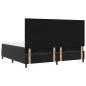 Preview: Boxspringbett mit Matratze Schwarz 200x200 cm Samt