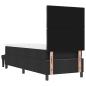 Preview: Boxspringbett mit Matratze & Bank Schwarz 80x200 cm Stoff