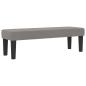 Preview: Boxspringbett mit Matratze & Bank taupe 120x200 cm Stoff