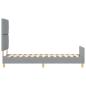Preview: Bettgestell Hellgrau 80x200 cm Stoff