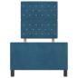 Preview: Bettgestell Dunkelblau 80x200 cm Velvet
