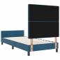 Preview: Bettgestell Dunkelblau 90x200 cm Samt