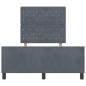Preview: Bettgestell Dunkelgrau 120x190 cm Samt