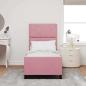 Preview: Bettgestell Rosa 80x200 cm Samt