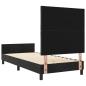Preview: Bettgestell Schwarz 100x200 cm Samt