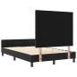 Preview: Bettgestell Schwarz 120x190 cm Samt