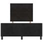 Preview: Schwarzes Samt Bettgestell 120x200 cm