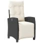 Preview: 7-teiliges Garten-Dining-Set Schwarz Poly Rattan