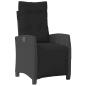 Preview: ARDEBO.de - 9-teiliges Garten-Dining-Set Schwarz Poly-Rattan