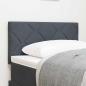 Preview: ARDEBO.de - Kopfteil Diamantblock-Design Dunkelgrau 80 cm Velvet