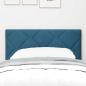 Preview: Kopfteil mit Diamantblock-Design Dunkelblau 80 cm Samt