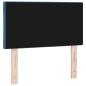 Preview: Kopfteil mit Diamantblock-Design Dunkelblau 80 cm Samt