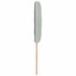 Preview: Kopfteil Diamantblock Design Hellgrau 90 cm Samt