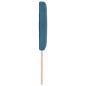 Preview: Kopfteil Diamantblock Design Dunkelblau 140 cm Samt
