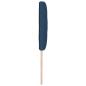 Preview: Kopfteil im Diamantblockdesign Blau 180 cm Stoff