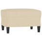 Preview: 4-tlg. Sofagarnitur mit Kissen Creme Stoff