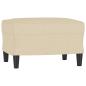 Preview: 4-tlg. Sofagarnitur mit Kissen Creme Stoff