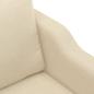 Preview: 4-tlg. Sofagarnitur mit Kissen Creme Stoff