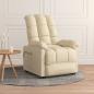 Preview: ARDEBO.de - Massagesessel Elektrisch Creme Stoff