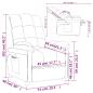 Preview: Massagesessel Elektrisch Creme Stoff