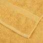 Preview: Premium-Seiftücher SOLUND 4 Stk. Gold 30x30 cm 600 g/m²