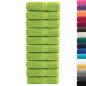 Preview: Premium-Gästetücher SOLUND 10 Stk. Apfelgrün 30x50 cm 600 g/m²