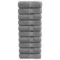 Preview: ARDEBO.de - Premium-Seiftücher SOLUND 10 Stk. Grau 30x30 cm 600 g/m²