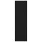 Preview: Wand-Schuhschrank Schwarz 60x18x60 cm Holzwerkstoff
