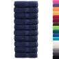 Preview: Premium-Gästetücher SOLUND 10 Stk. Marineblau 30x50 cm 600 g/m²