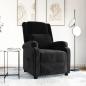 Preview: ARDEBO.de - Relaxsessel Schwarz Samt