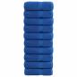 Preview: ARDEBO.de - Premium-Gästetücher SOLUND 10 Stk. Blau 30x50 cm 600 g/m²