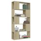 Preview: Bücherregal Raumteiler Sonoma-Eiche 80x24x155 cm Holzwerkstoff