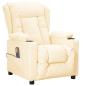 Preview: ARDEBO.de - Massagesessel Creme Kunstleder