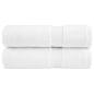 Preview: ARDEBO.de - Premium-Duschtücher SOLUND 2 Stk. Weiß 70x140 cm 600 g/m²