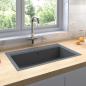 Preview: ARDEBO.de - Küchenspüle Grau 790x500x193 mm Granit
