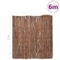 Preview: Zaunpaneel Braun Holz 600 x 100 cm Langlebig Außenzaun