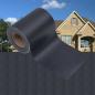 Preview: Garten Sichtschutzbildschirme 2 pcs Dunkelgrau 35 x 0.19 m PVC