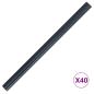 Preview: Garten Sichtschutzbildschirme 2 pcs Dunkelgrau 35 x 0.19 m PVC