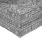 Preview: 4-Sitzer Modularer Pouf Sofa Umwandelbar in Hellgrau