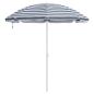 Preview: Strandparasol mit Aluminiumgestell Blau & Weiß 300 cm