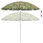 Preview: Strandparasol mit Aluminiumstange Camouflage 300 cm