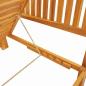 Preview: Sonnenliege Braun Akazienholz Einheitsgröße