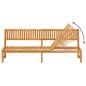 Preview: Sonnenliege Braun Akazienholz Einheitsgröße