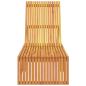 Preview: Faltbare Sonnenliege Naturholz Massivholz Standard