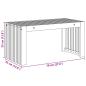 Preview: Couchtisch 70x35x35 cm Massivholz Akazie