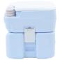 Preview: Portable Toilette Blau & Weiß aus Kunststoff 20 L